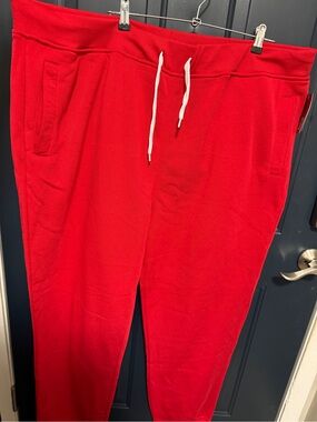 Men's Southpole Red Drawstring Sweatpants